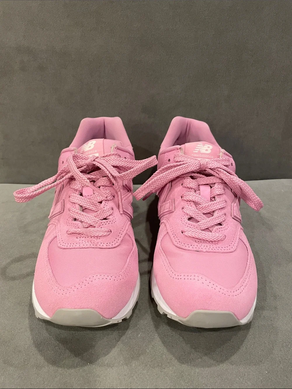 New Balance 574 Pink Sneakers Women’s 7.5 Encap Athletic Trainers Running Shoes